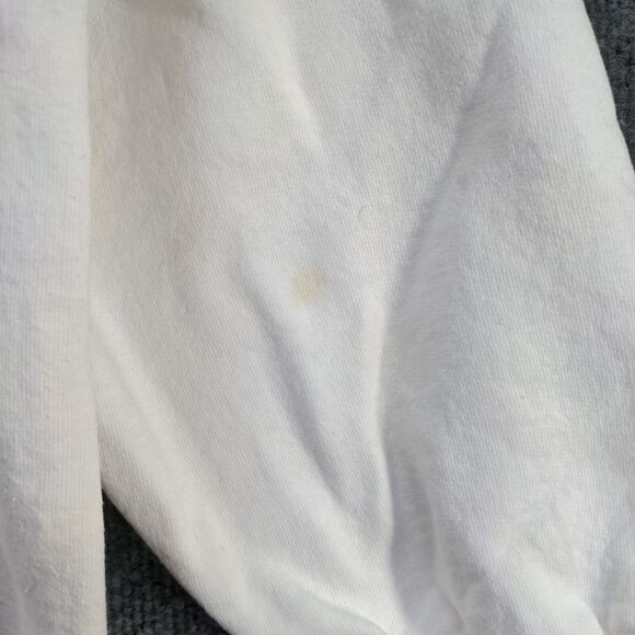 Del Sol Men's St. Maarten Pullover Crew Neck Sweatshirt White XXL Heavyweight - Picture 12 of 16